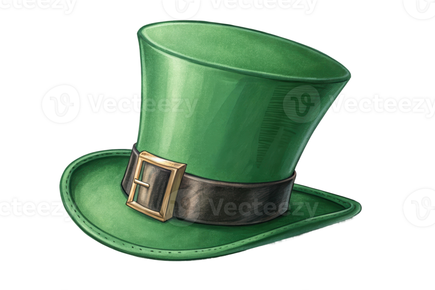 Green top hat for St. Patrick's Day png