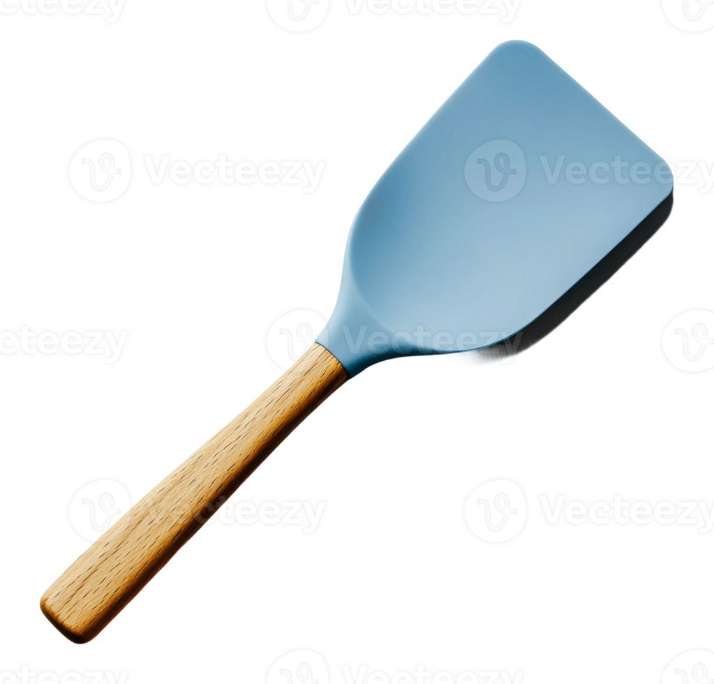 Wooden handle silicone kitchen tool png