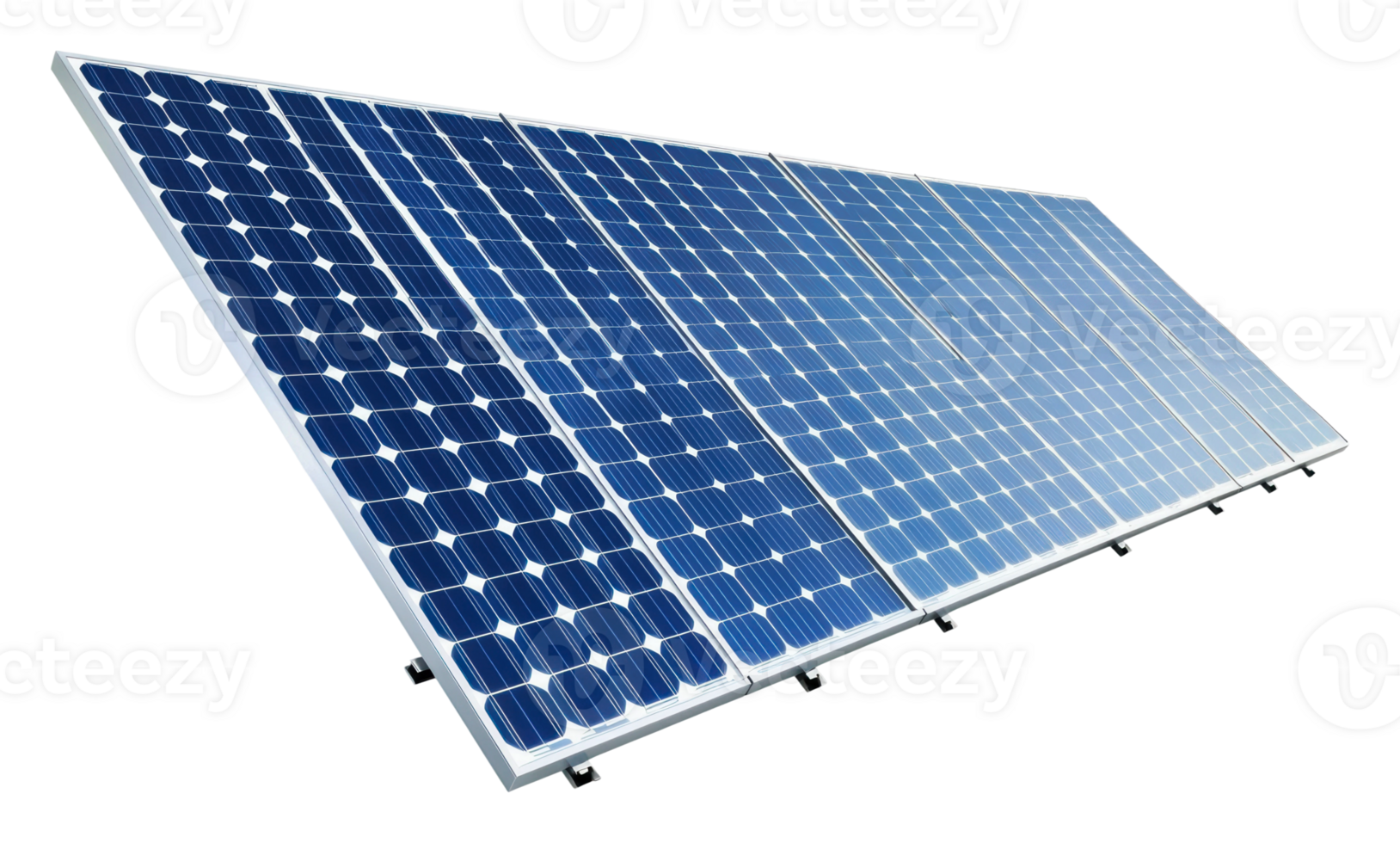 Solar panels create energy from sunlight png