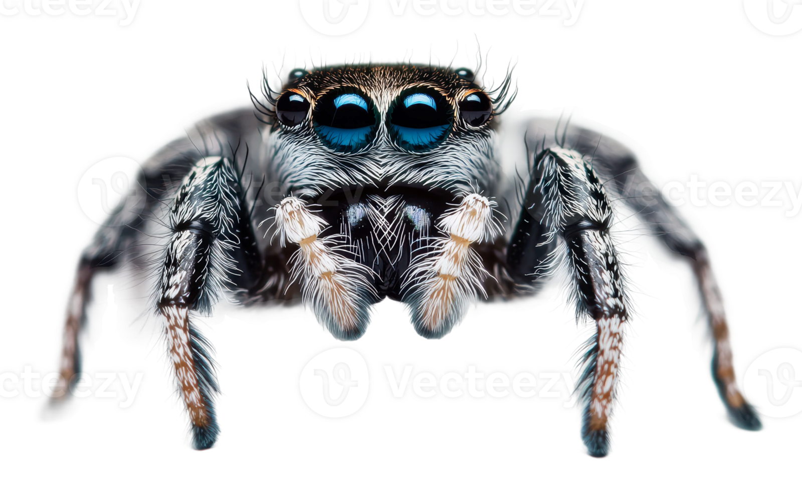 Close-up of a detailed spider png