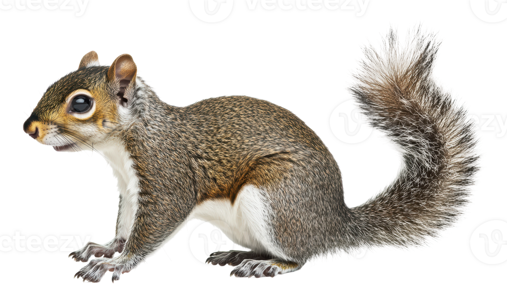 Squirrel in a natural pose during daylight hours png