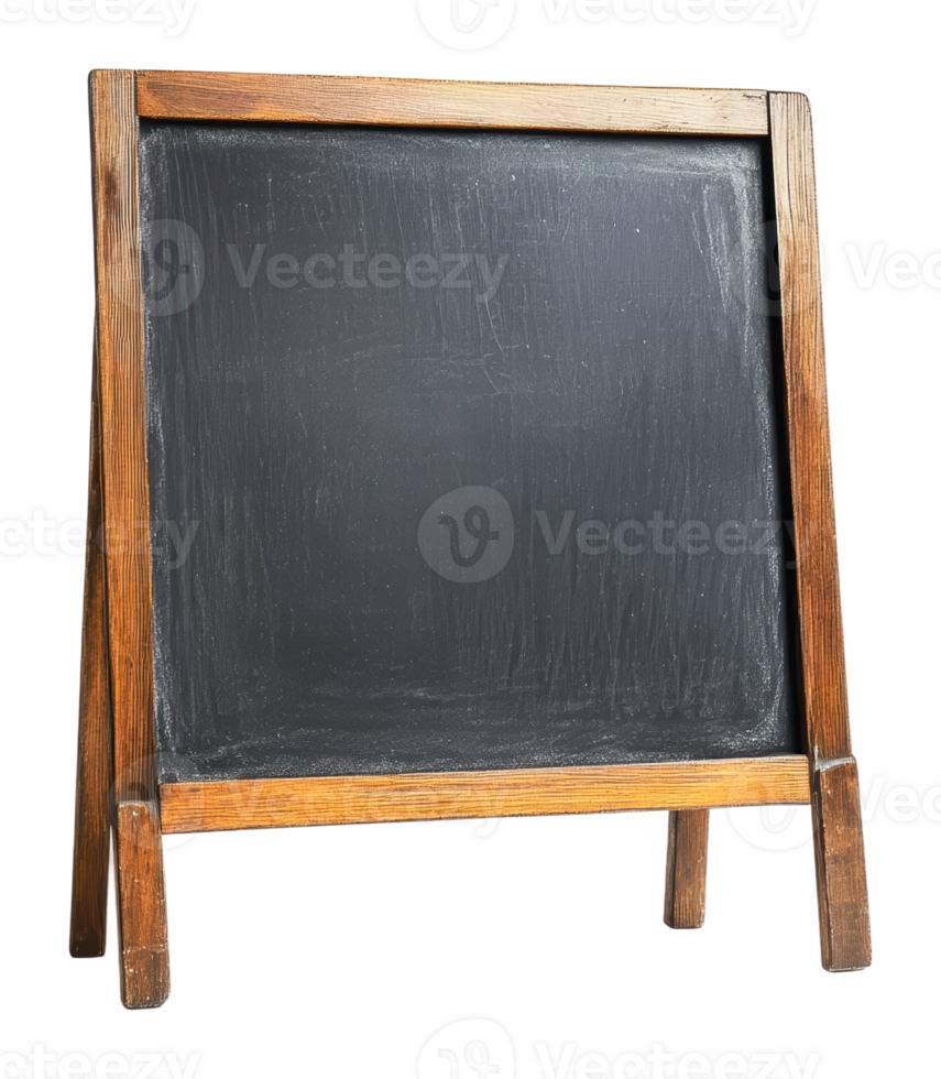 Empty chalkboard awaiting creative ideas png