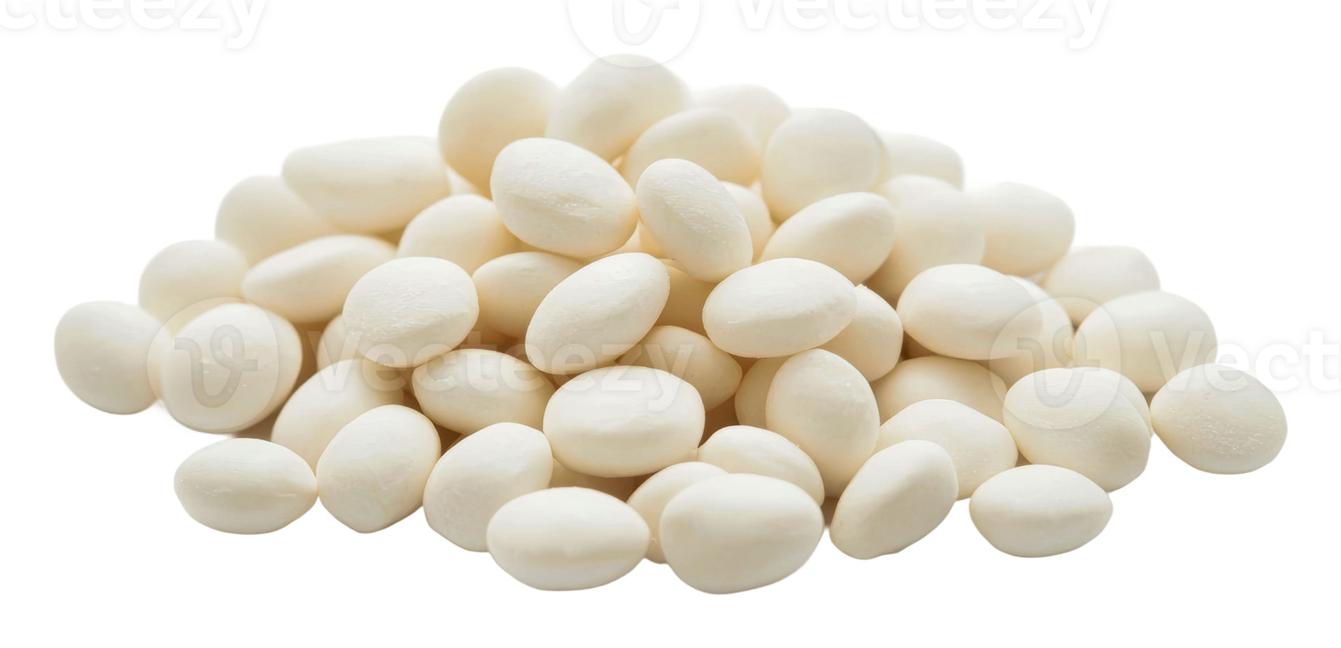 White round tablets stacked in a neat pile png
