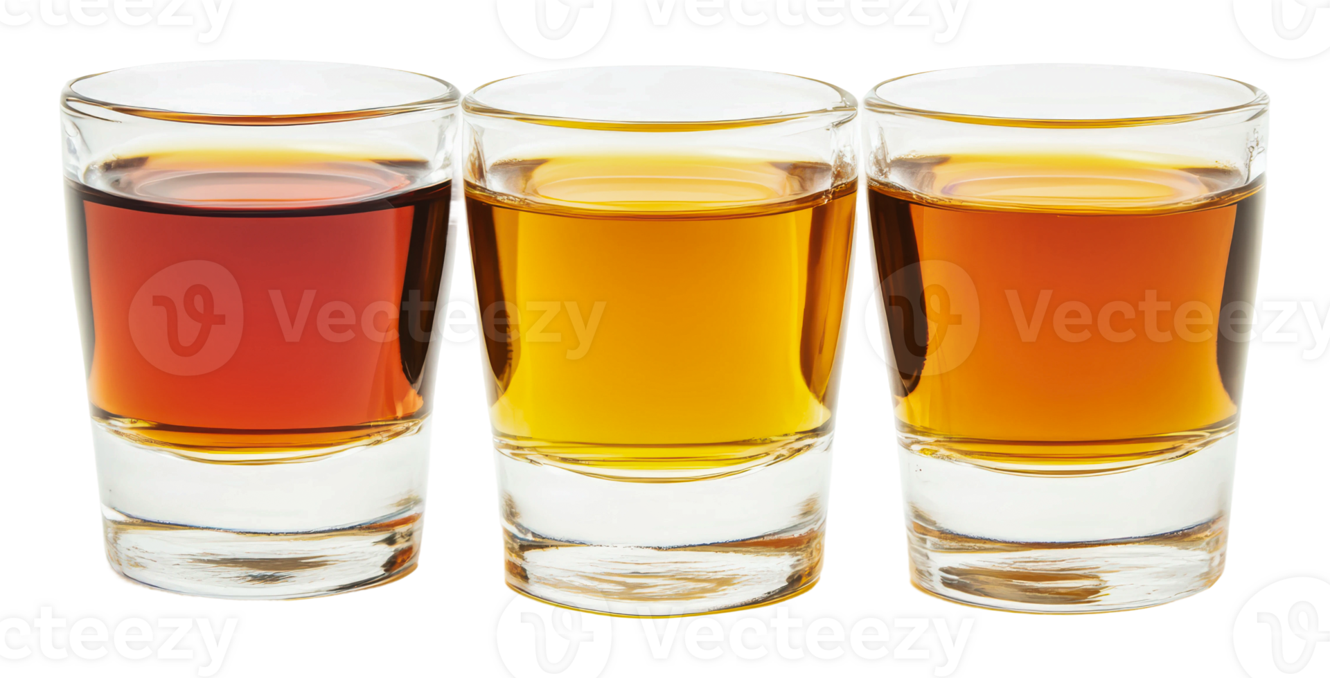 Tasting different types of whiskey in glasses png