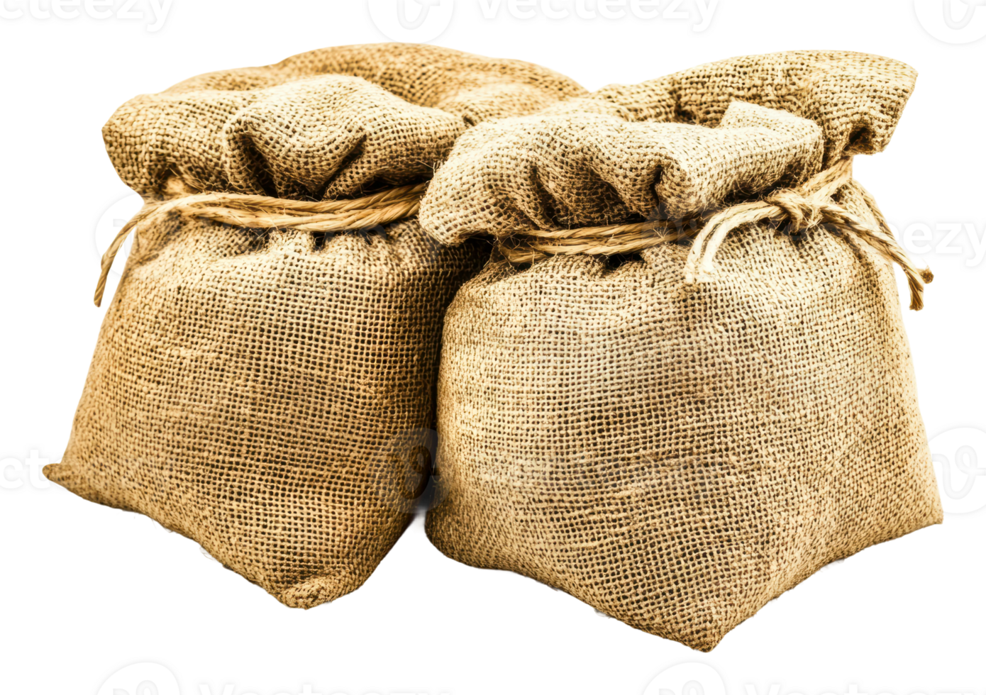Burlap sacks filled with materials png