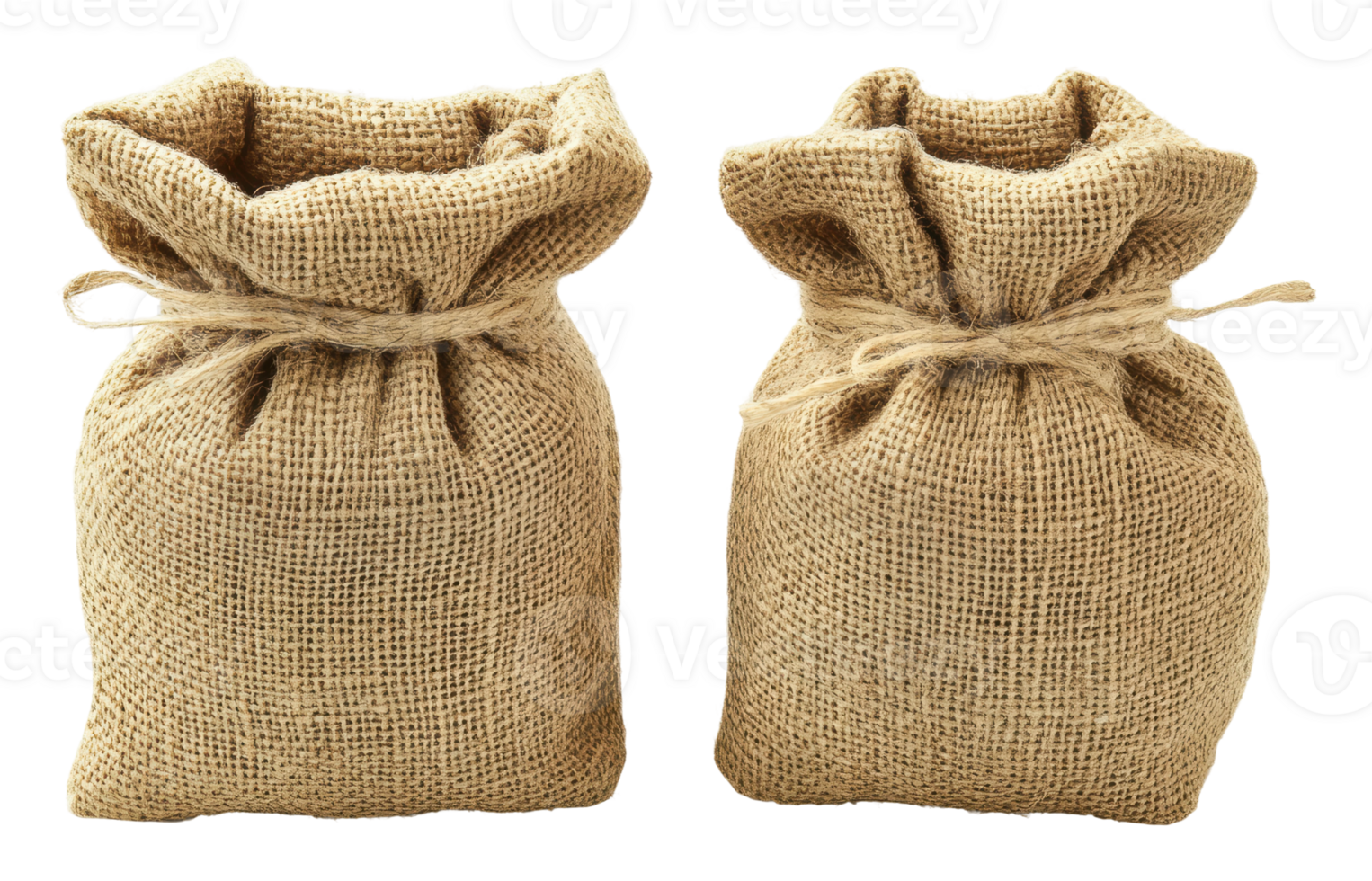 Jute sacks for storage and decor png