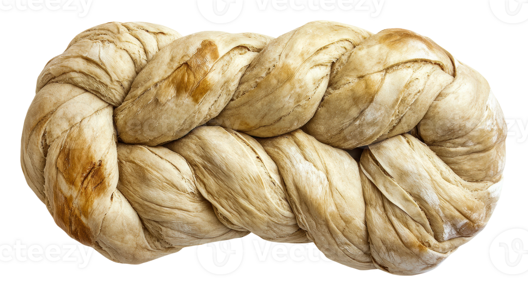 Artisanal bread on white backdrop png