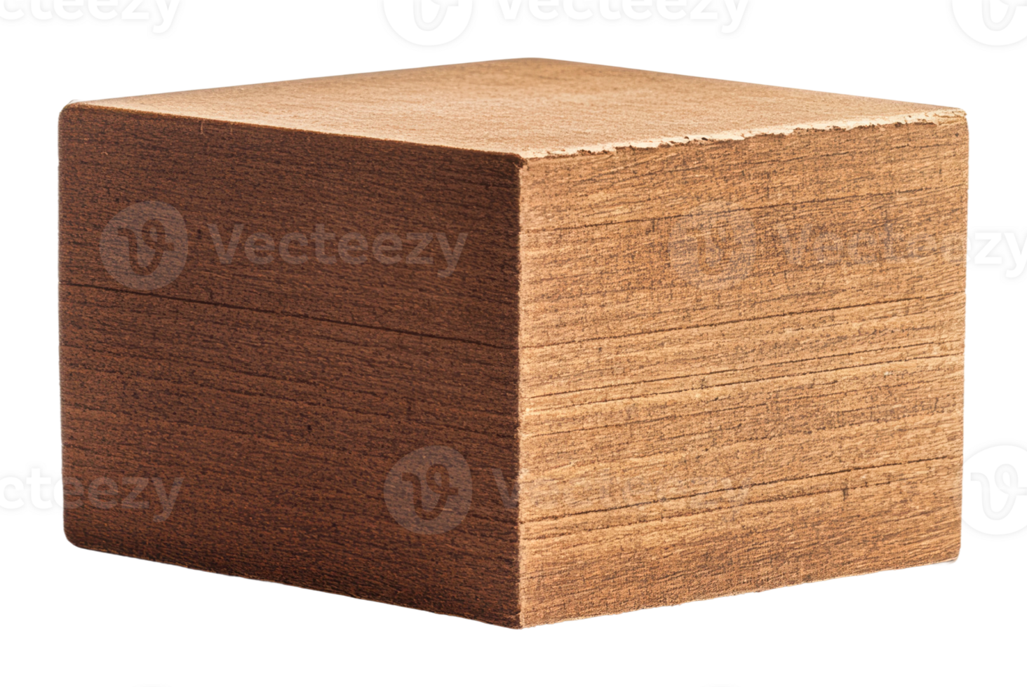 Minimalist wooden block design png