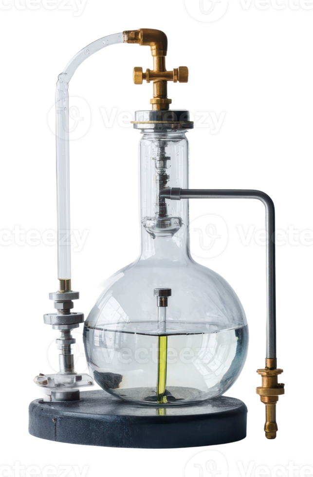 Glassware for distillation setup png