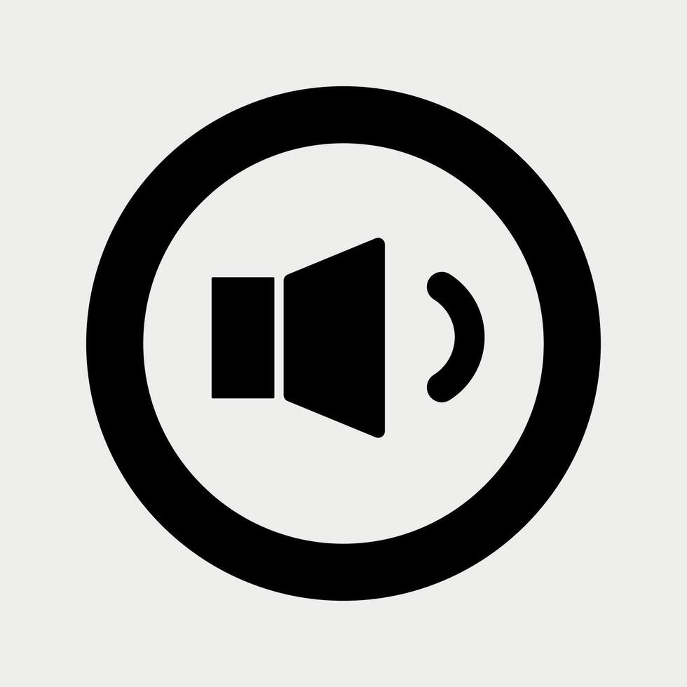 Multimedia Audio Button icon vector