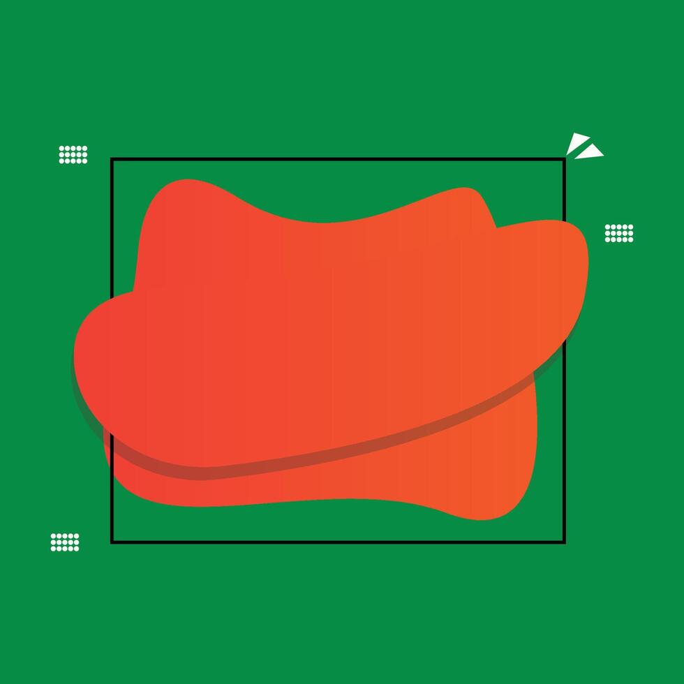 An advertising banner with no writing on it vector