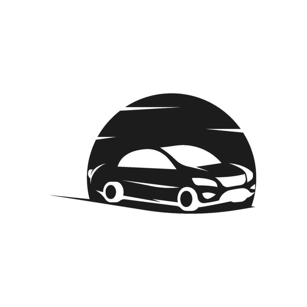 Car logo template illustration flat design vector