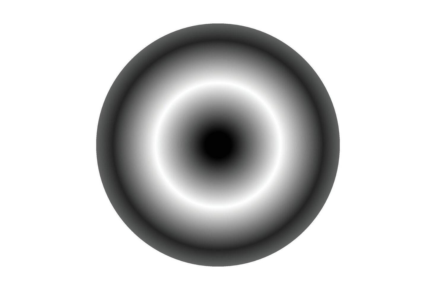 Abstract graduated circle graphic with white background. vector