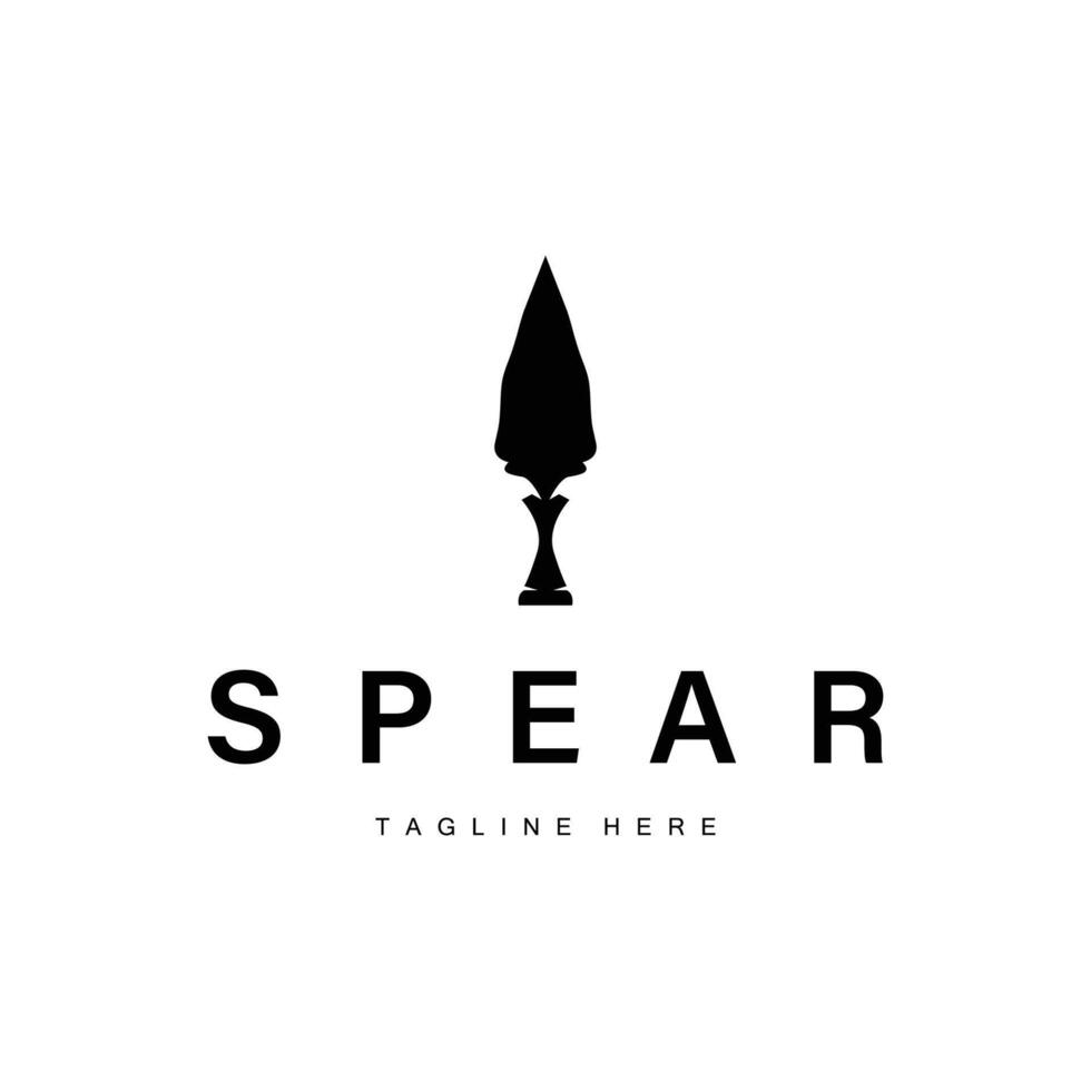 Spear Logo Business Template vector