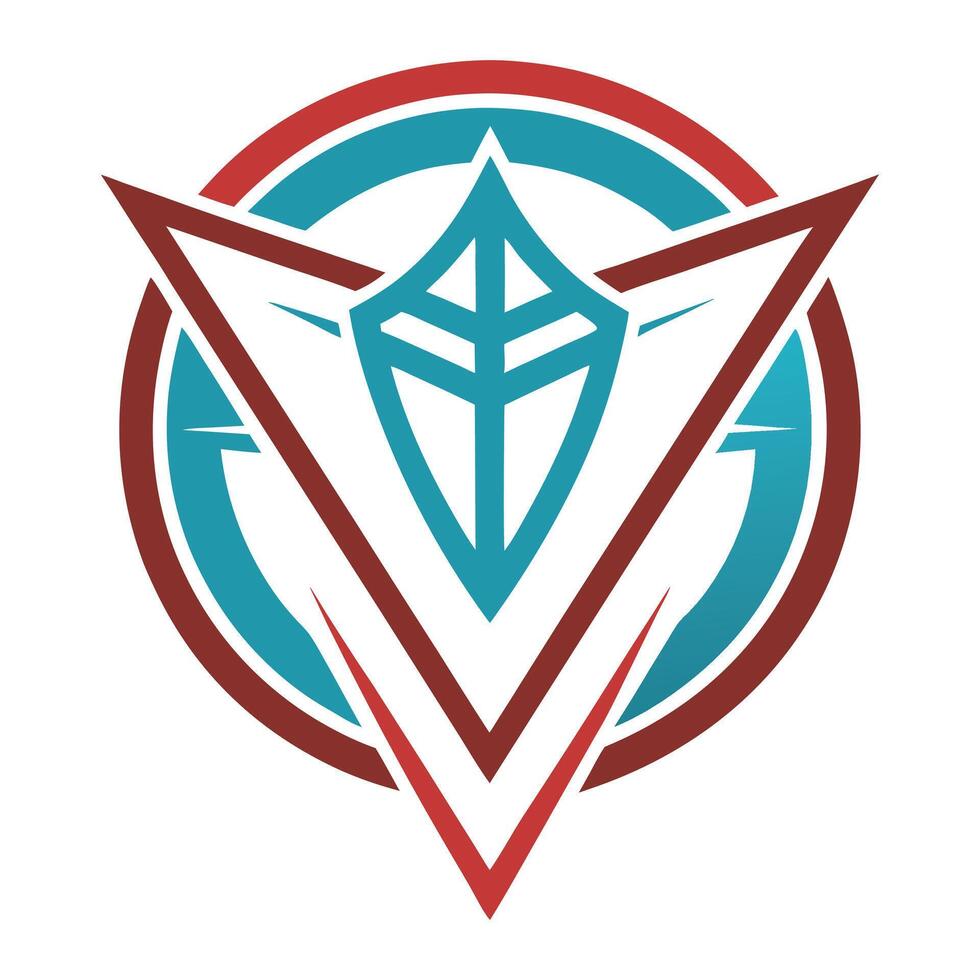 A sleek logo design vector