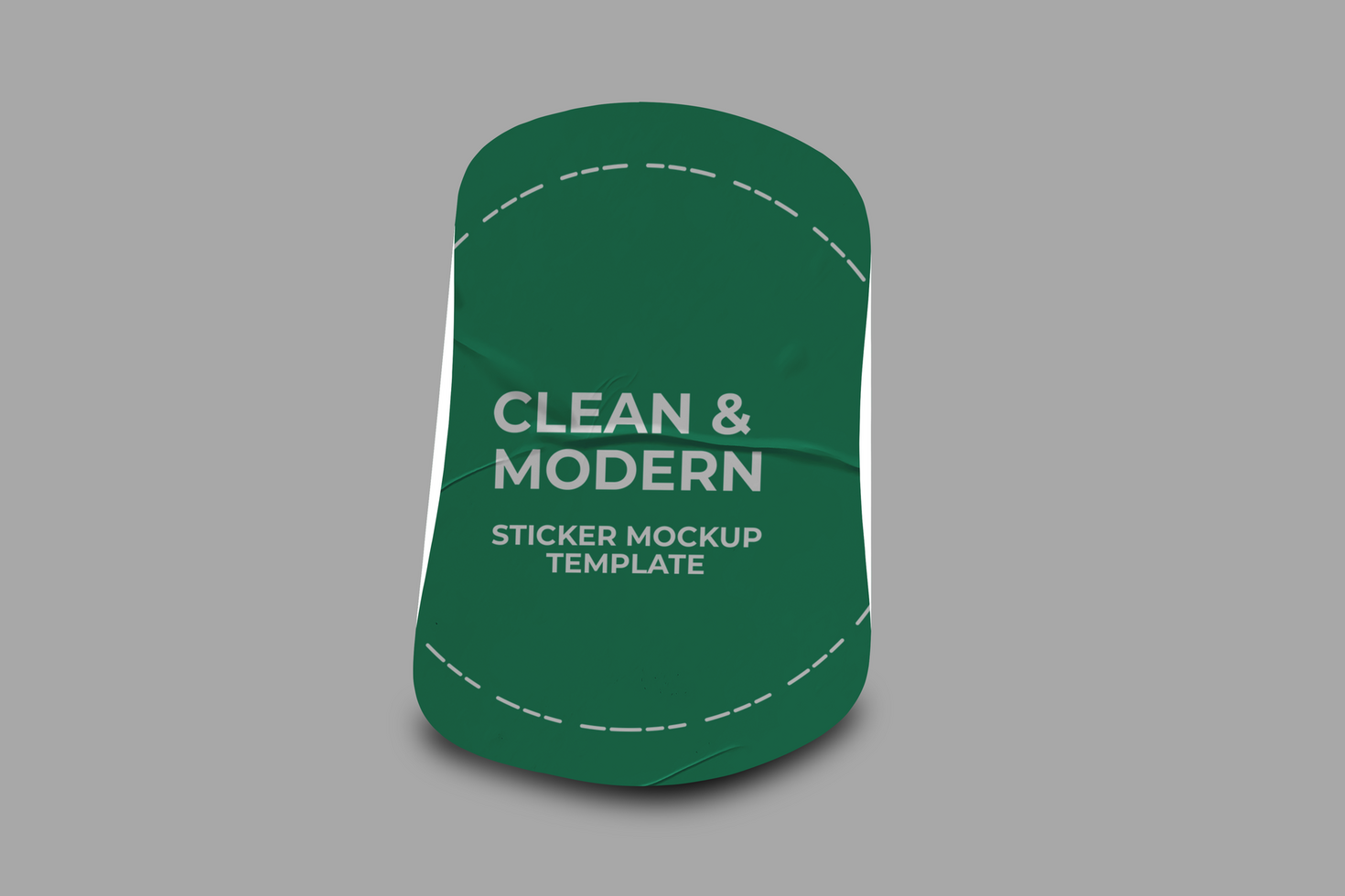 Embossed Sticker Mockup Templates for Luxurious Appeal psd