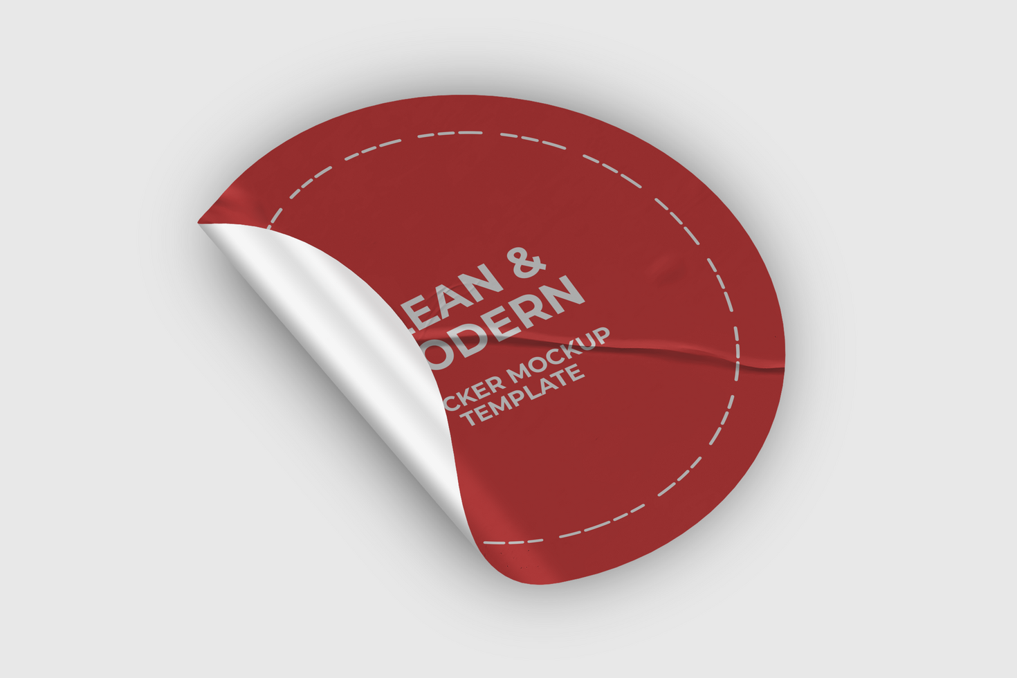 Sticker Mockups with Transparent Backgrounds for Digital Use psd