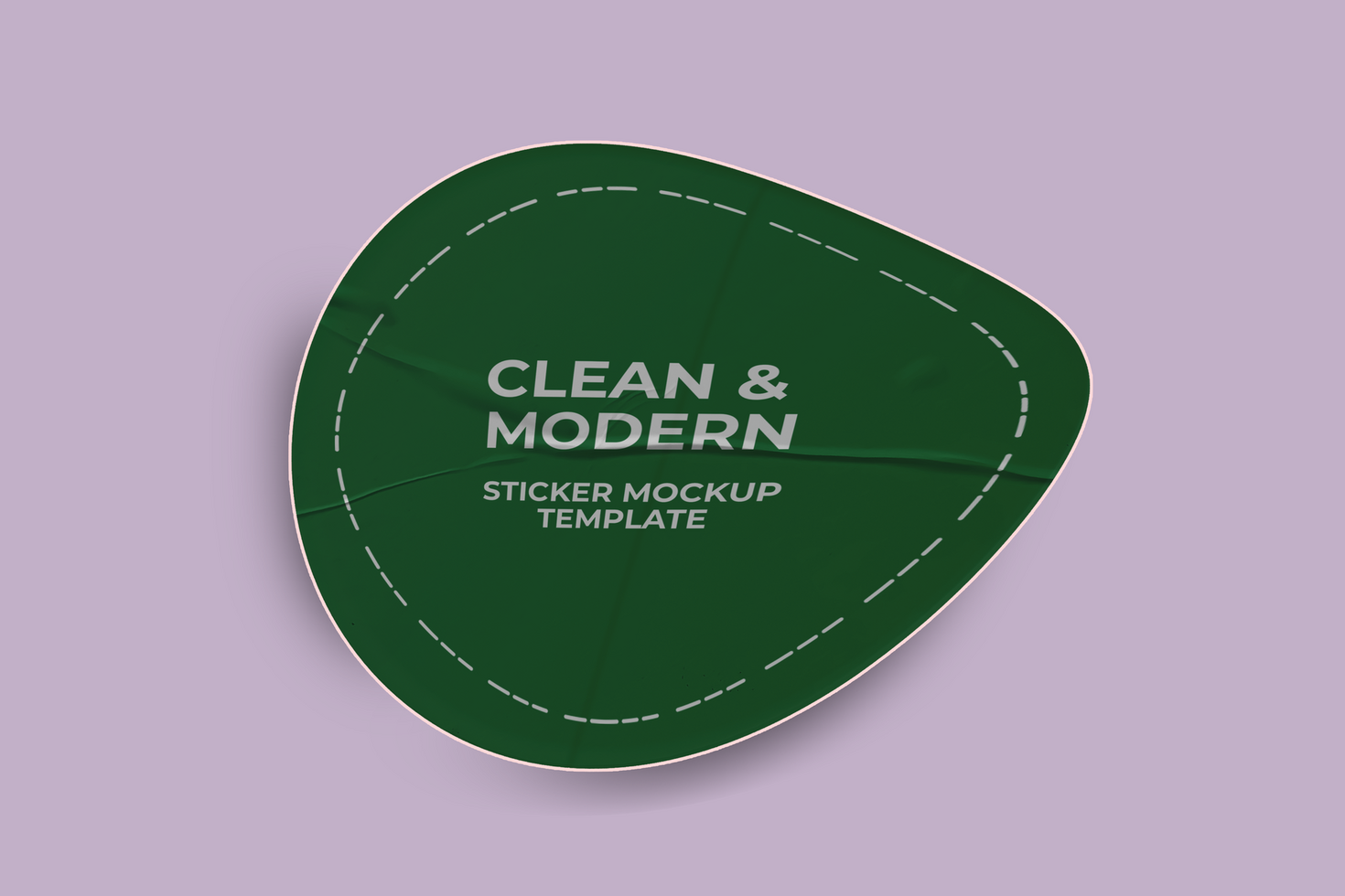 Gradient Sticker Mockup Templates for Unique Visuals psd