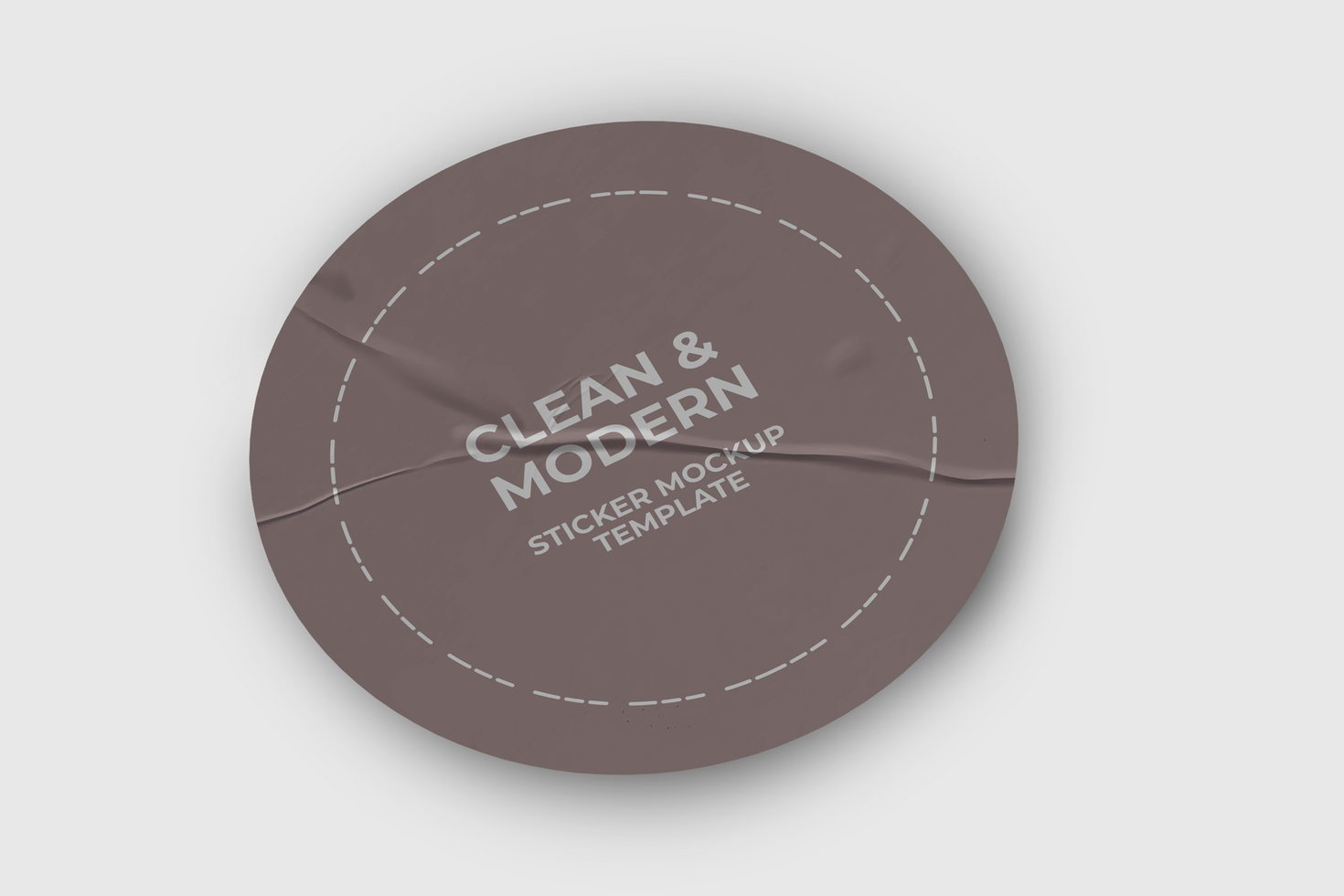 Layered Sticker Mockup Designs for Custom Branding Projects psd