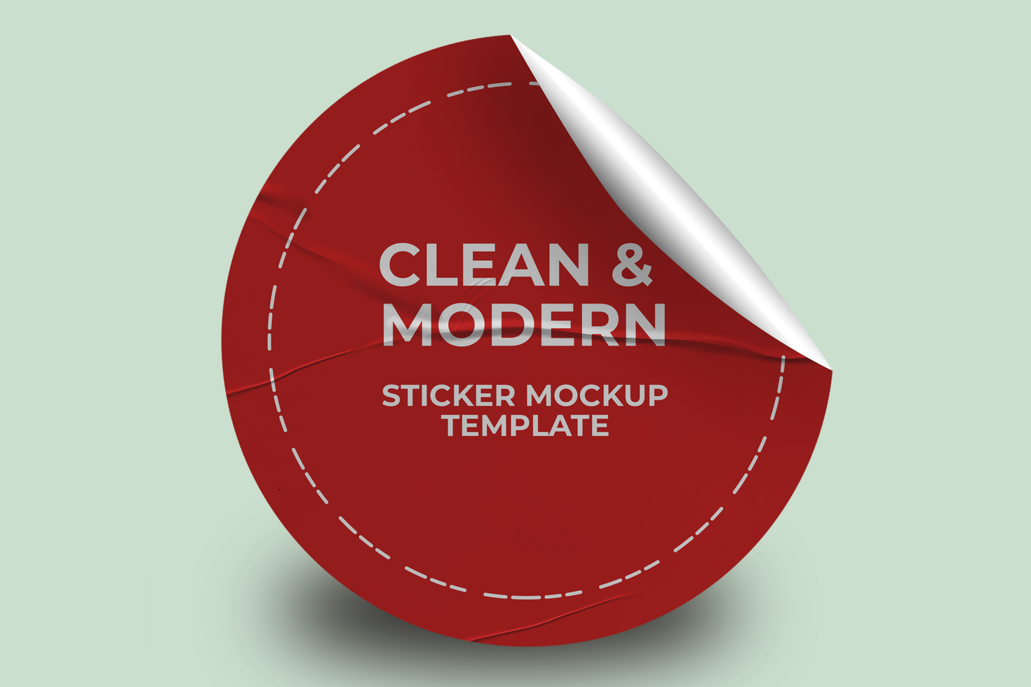 Round Sticker Mockup Templates for Versatile Branding psd