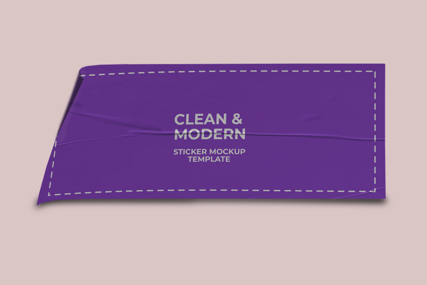 High-Resolution Sticker Mockup Templates for Professional Results psd