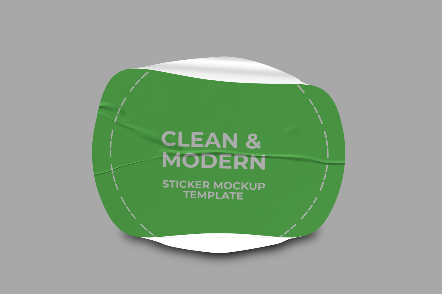 Textured Sticker Mockups for Authentic Branding psd