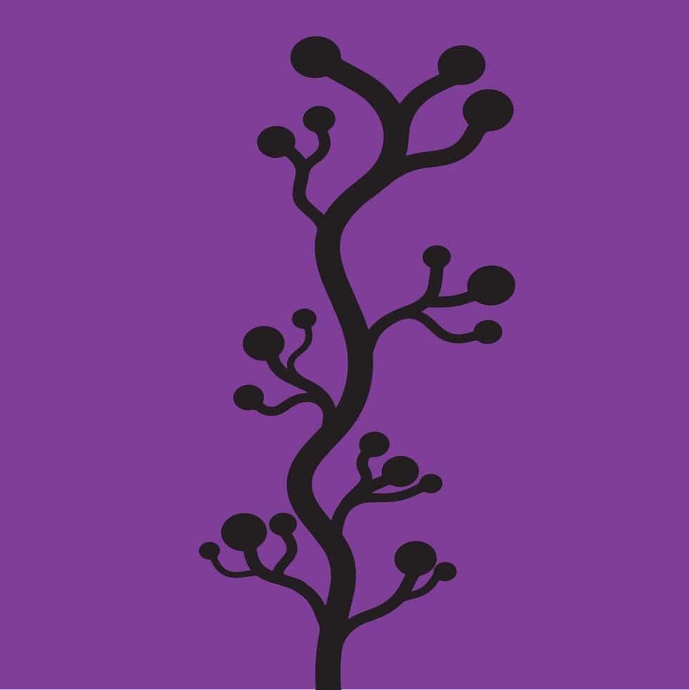 isolated colorful potted plant design vector