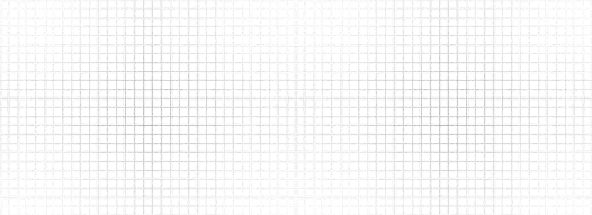Journal planer page with dotted grid. Seamless checkered texture. Simple square graph paper texture. Retro bullet notebook background. Repeated school math sheet wallpaper. Workbook template vector