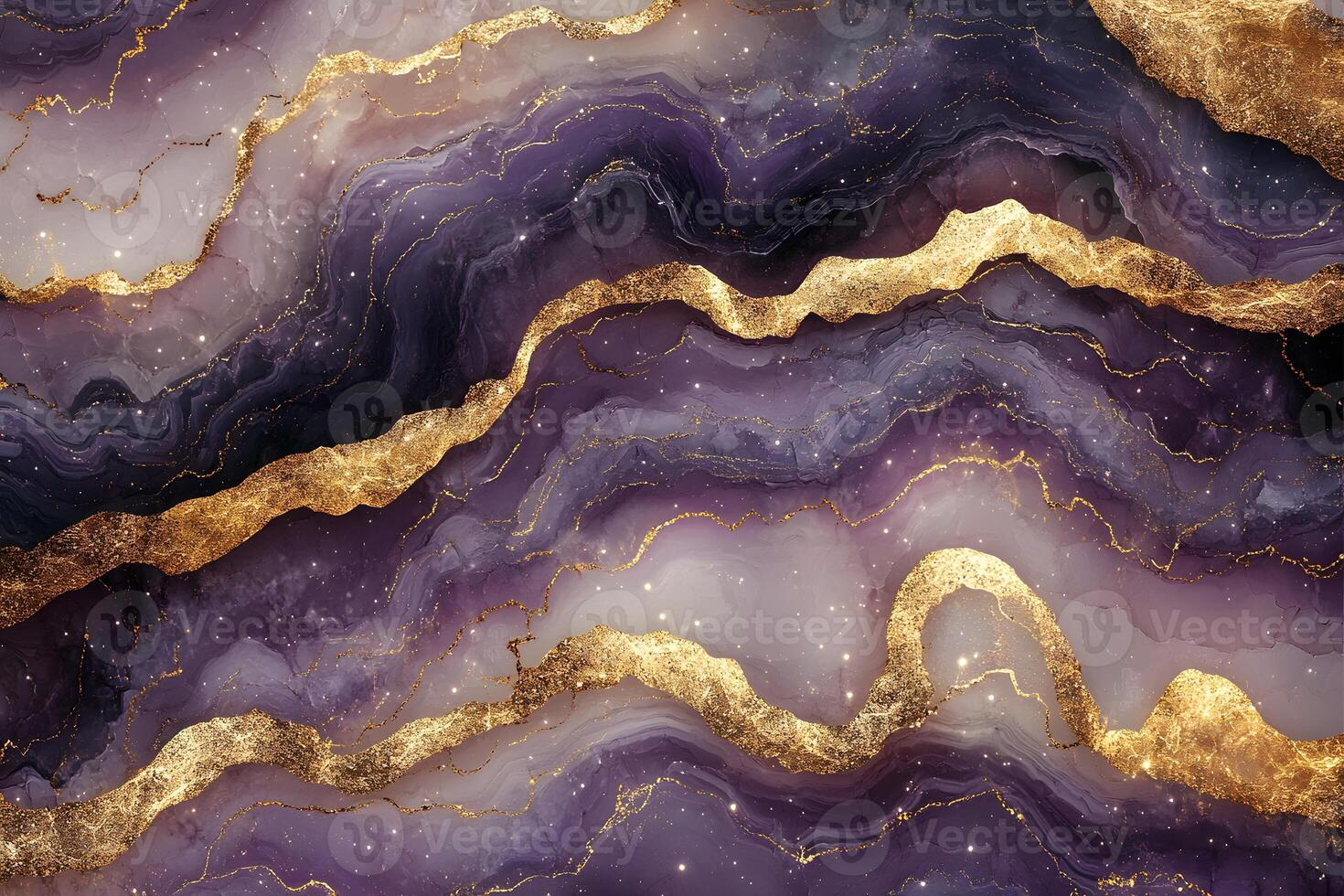Elegant Abstract Marble Design with Gold Veins for Luxurious Artistic Decor photo