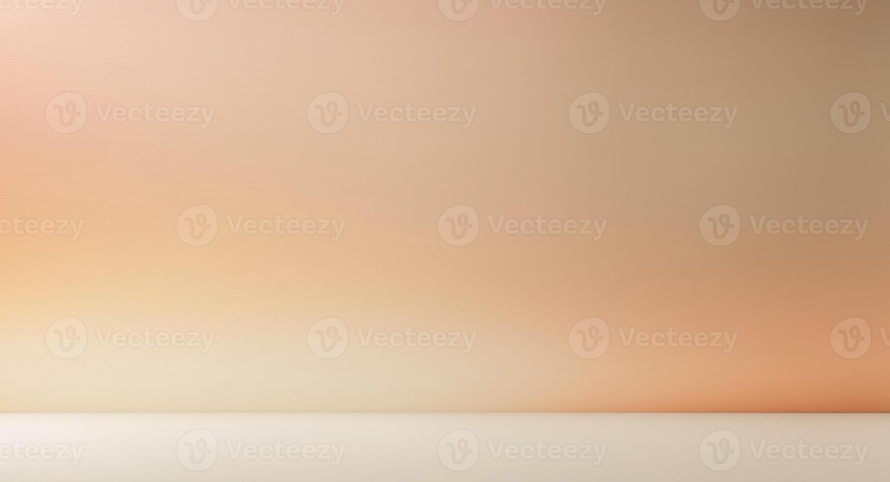 Peachy Abstract Gradient Background with Copy Space. photo