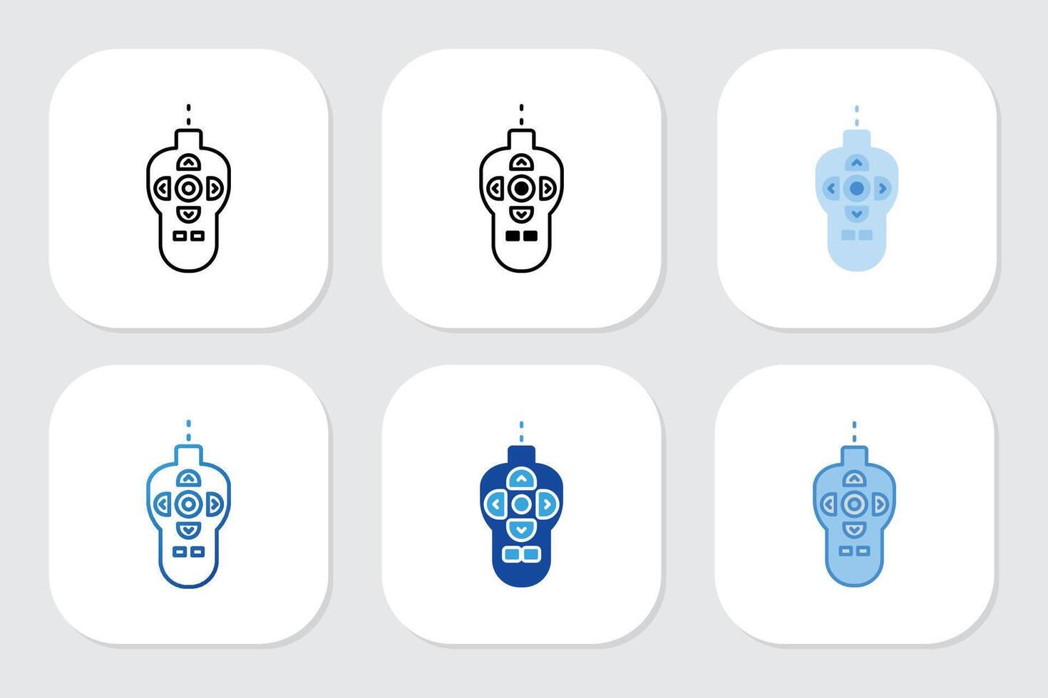 pointers icons with various design styles vector