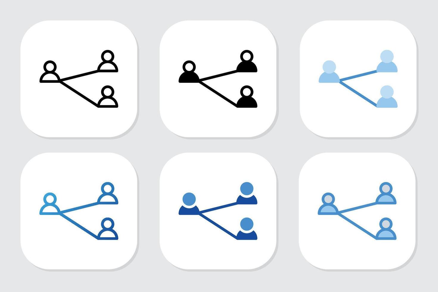 share icons with various design styles vector