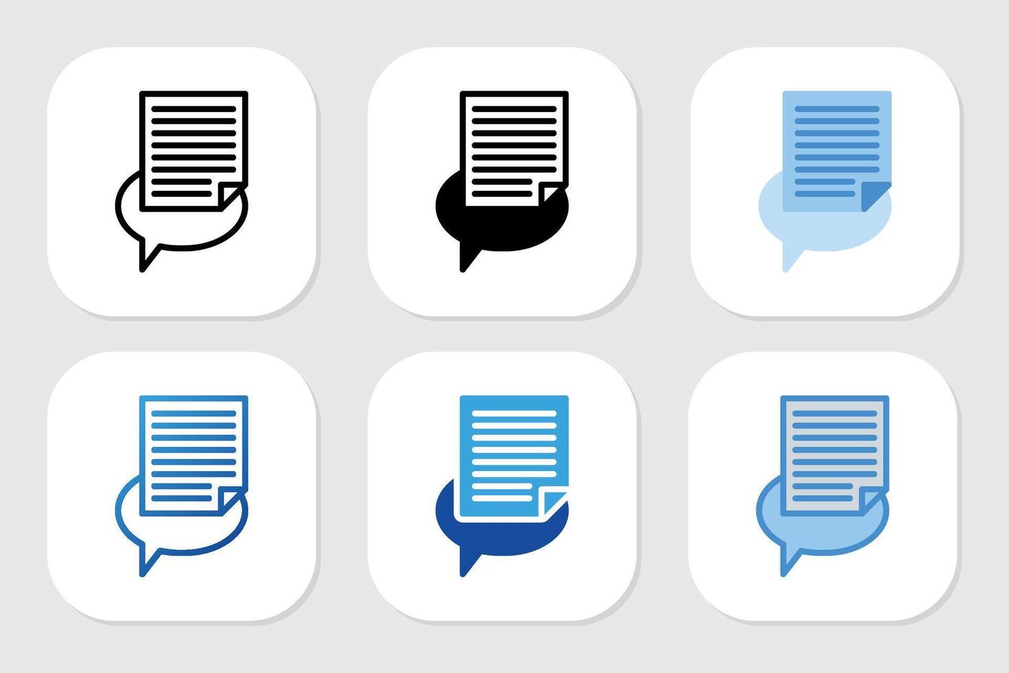 information icons with various design styles vector
