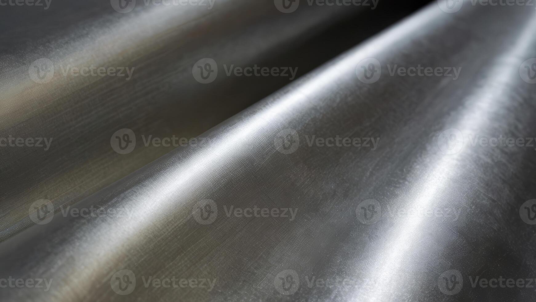 Shiny silver foil wave metal texture background photo