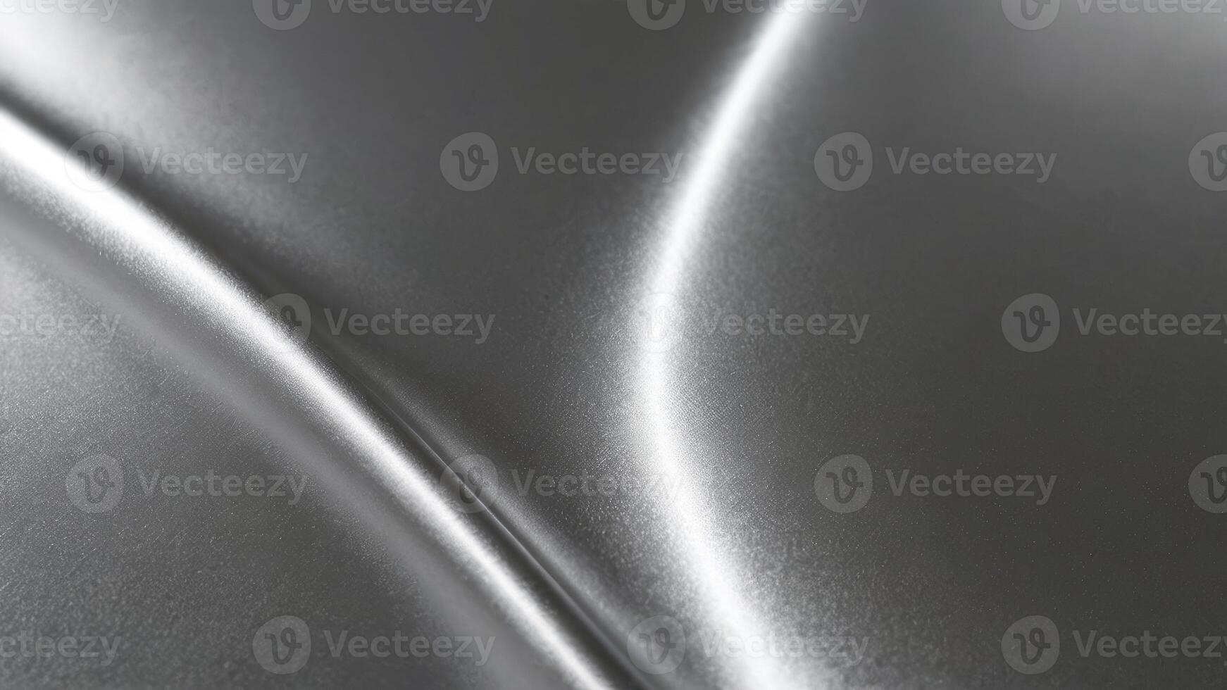 Shiny silver foil wave abstract texture background photo