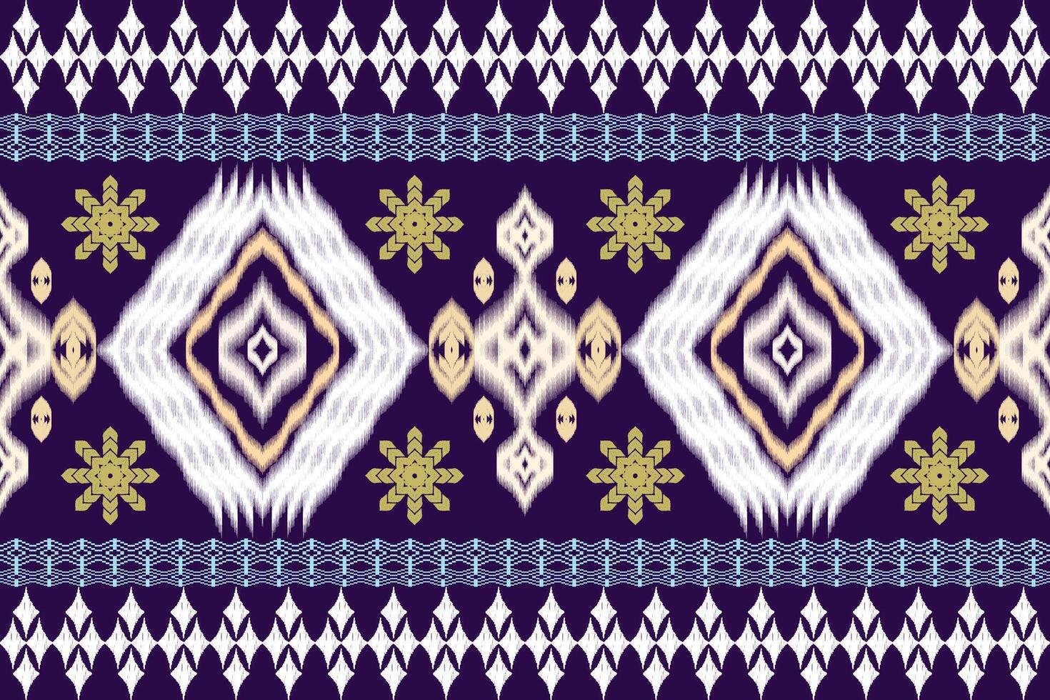 Embroidery geometric ethnic oriental pattern traditional style vector