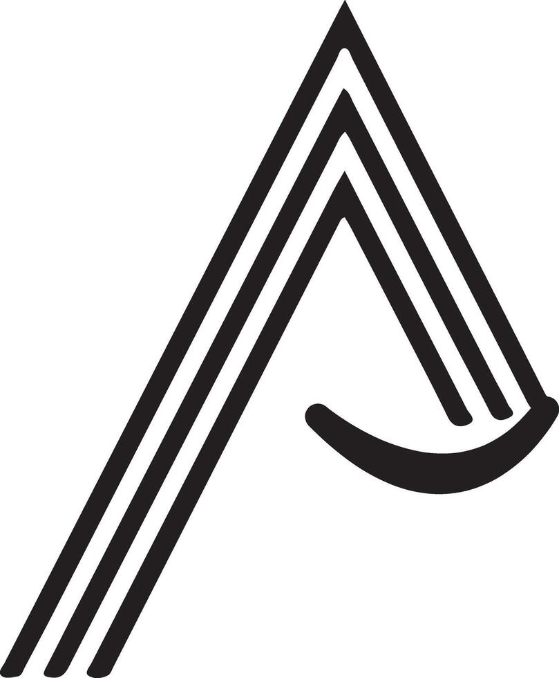 An abstract logo for the personal brand vector