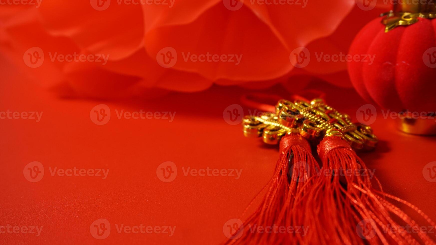 Low Angle of Chinese New Year Decoration photo