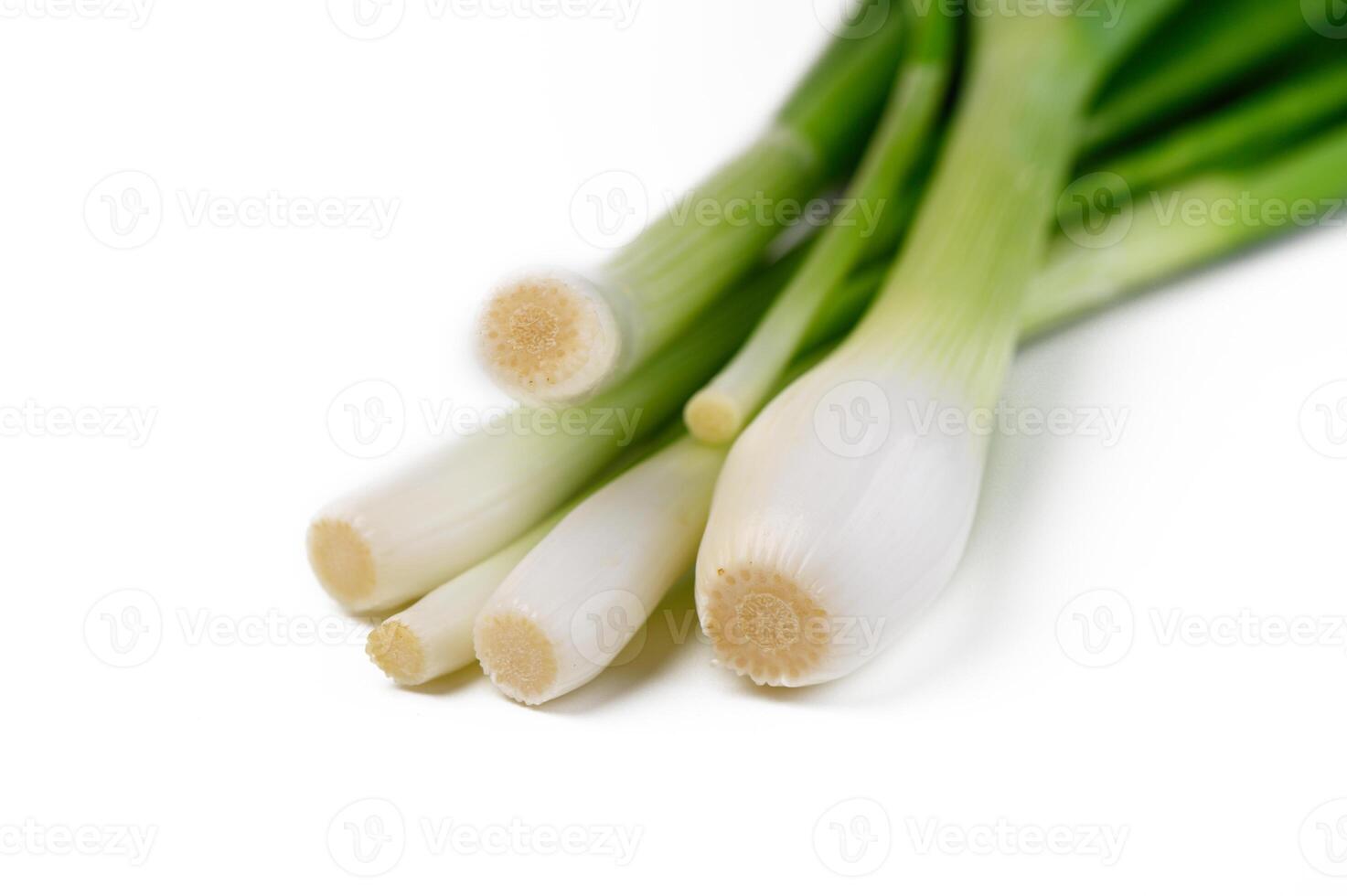 Fresh green onions ready for culinary creativity in vibrant meals and dishes amid bright kitchen setting photo