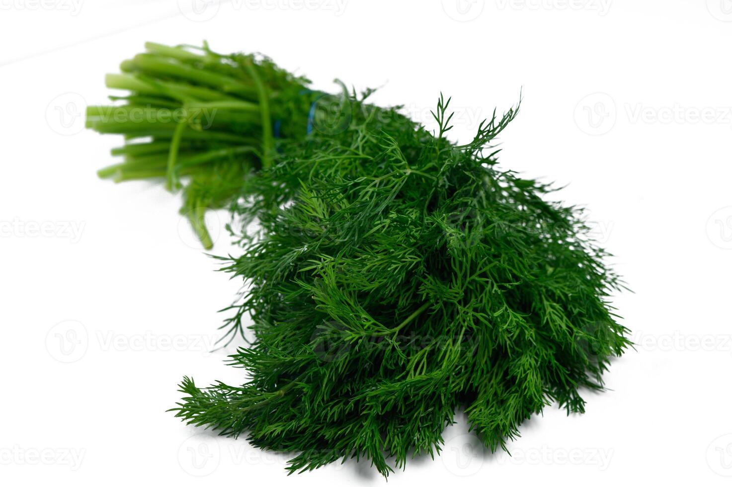 Fresh dill bundled and ready for culinary adventures in a bright kitchen photo