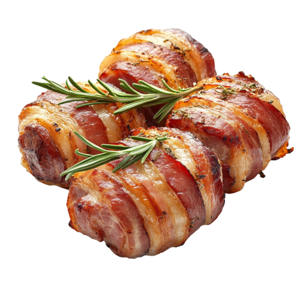 bacon wrapped in bacon food png