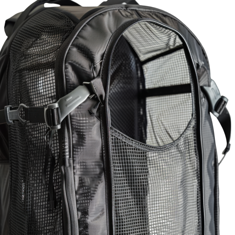 Mesh panels provide ventilation and visibility png