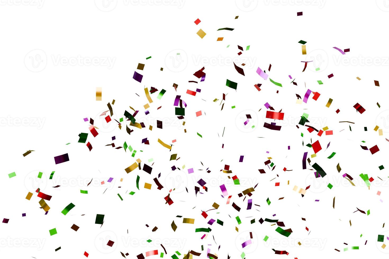 render of color confetti party celebration photo