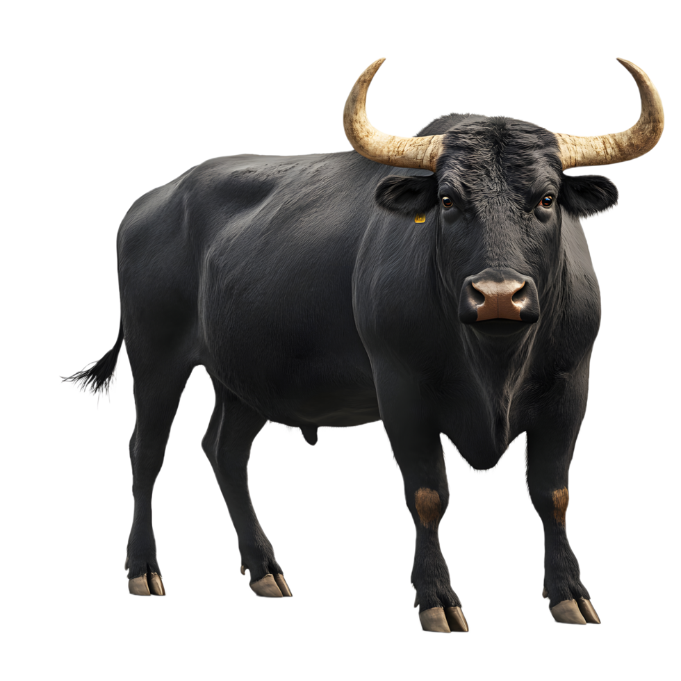 Big Buffalo Outline on a Transparent Background png