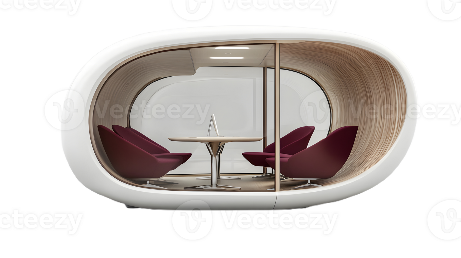 Desk with Chair and High-Performance Computer Setup png
