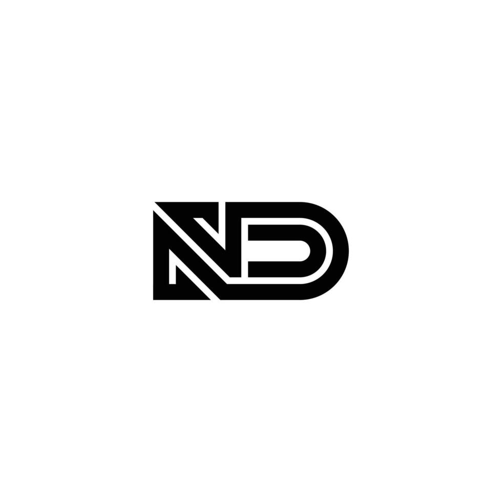 ND DN Iconic Logo Design for Strong Branding vector