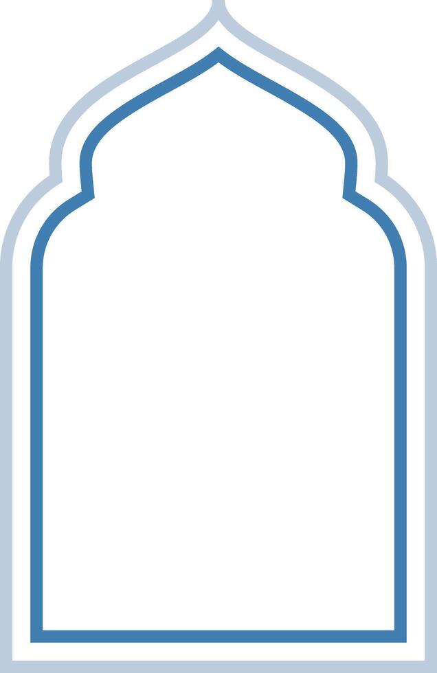 Customizable Mosque Window Designs vector