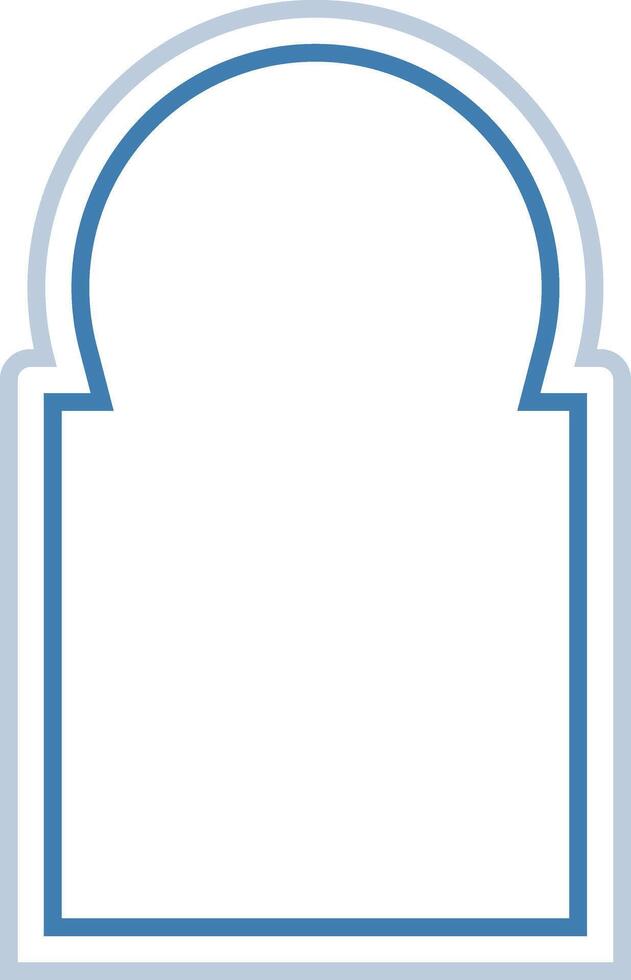 Mosque Window Graphics illustration vector