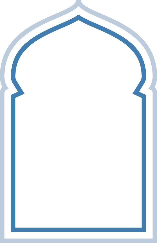 Mosque Window Illustrations for Designers vector