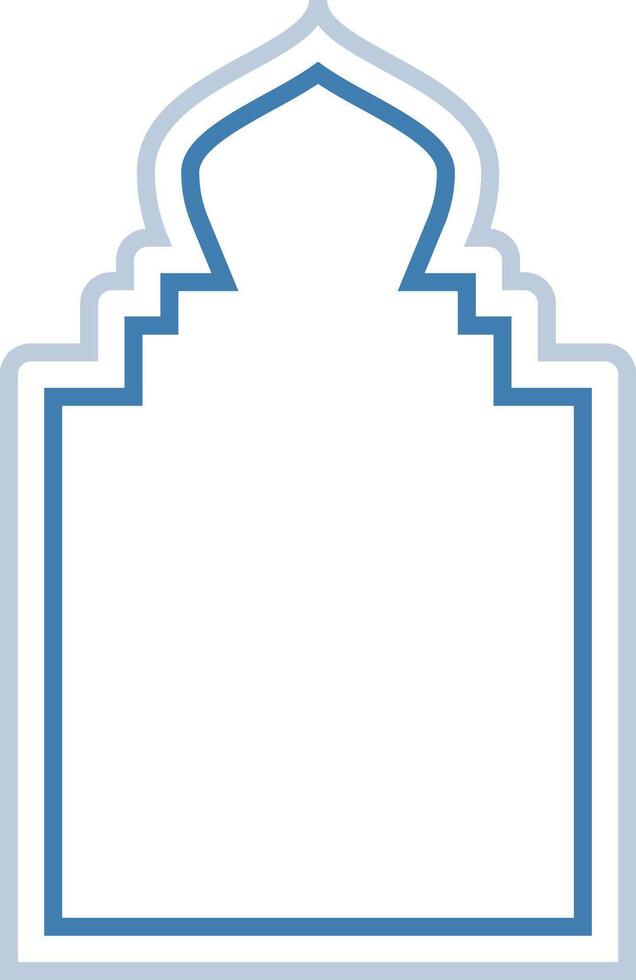 Versatile Mosque Window Illustrations for Digital Design vector